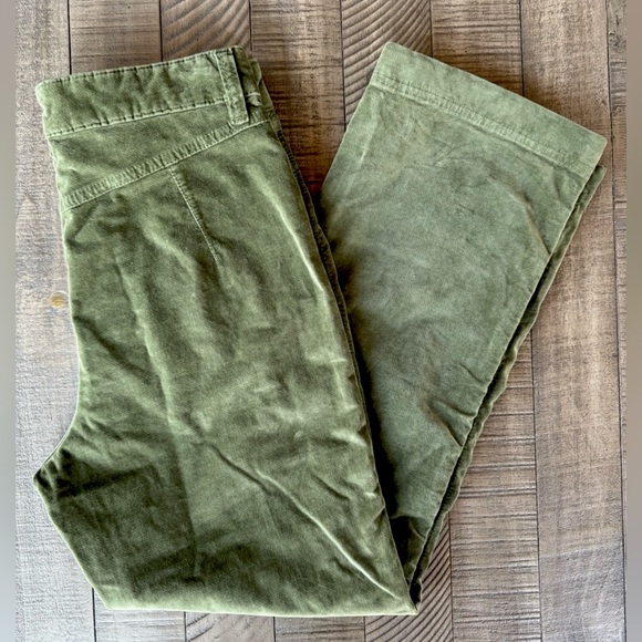 Free People - High Time Velvet Cropped Kick Flare Pants Women’s Size 10 (NWOT) - Picture 5 of 13